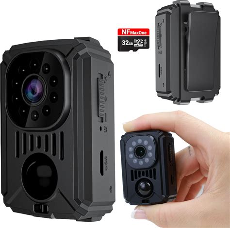 NFMAXONE Mini Cámara Espía Oculta HD Sin WiFi – Camara Vigilancia de