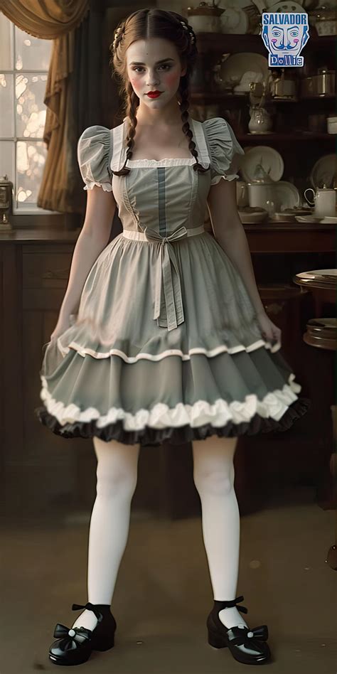 Emma Watson Victorian doll by SalvadorDollie on DeviantArt