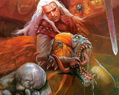 witcher striga diamond painting diamondpaintingkitshop