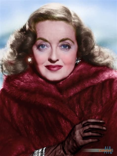 Colors for a Bygone Era: Bette Davis in the late 1940s and early 50s