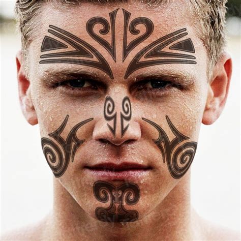 face tattoos  men   dgaf pulptastic