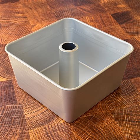 piece  cup square tube cake pan sold   country kitchenware