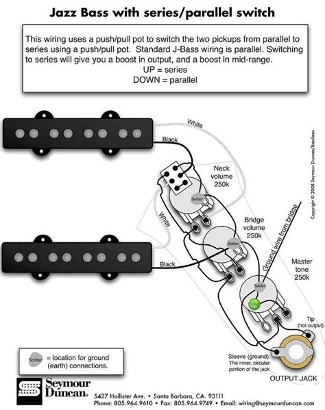 Awesome Jazz Bass Wiring Diagram 12 For Your Cat 5 Wire Within - Jazz ...