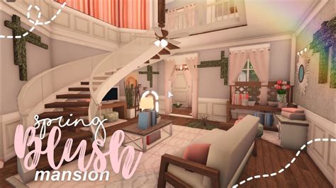 Bloxburg Blush Modern Mansion House