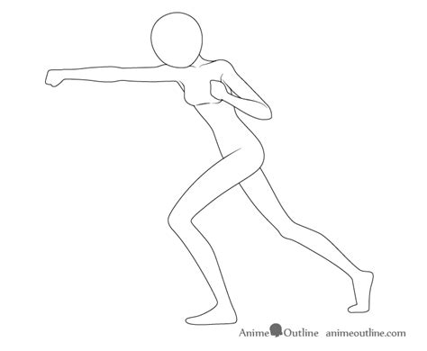 How to Draw Anime Poses Step by Step - AnimeOutline