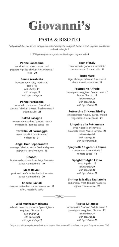 Home - Giovanni's Restaurant