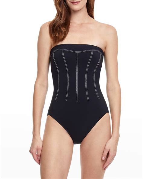 Bandeau One Piece Swimsuit | Neiman Marcus