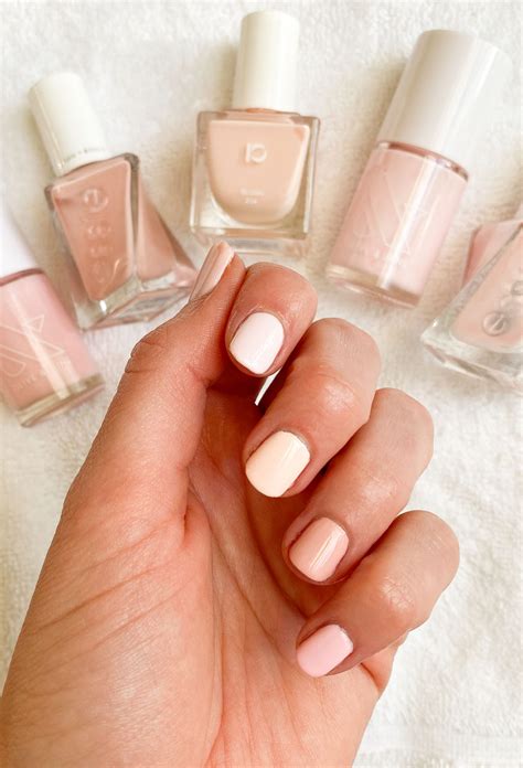 5 Pale Pink Nail Polishes - Ashley Brooke