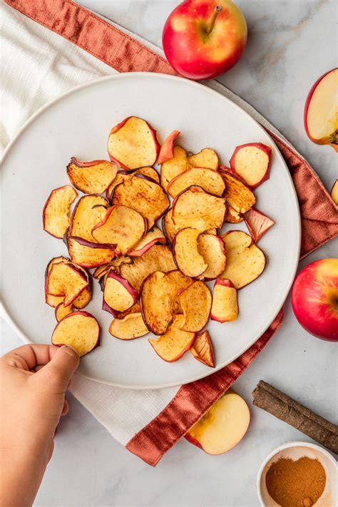Air Fryer Apple Chips - Every Little Crumb
