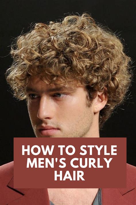 How to style men s curly hair – Artofit