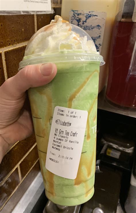 I hope that this is a secret menu item and that she didn’t just think