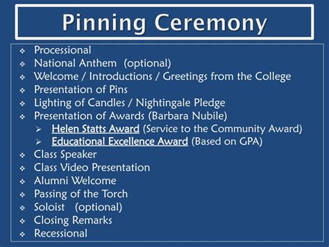 PPT - PINNING CEREMONY PowerPoint Presentation, free download - ID:3035460