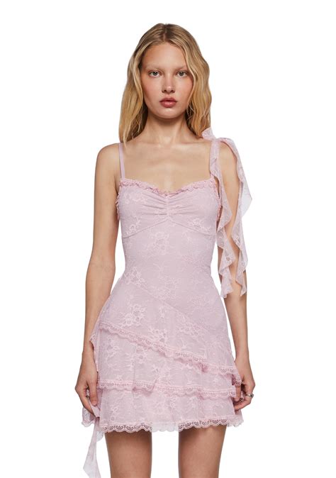 Womens Sexy Special Occasion Date Night Lace Fit N' Flare Mini Dress