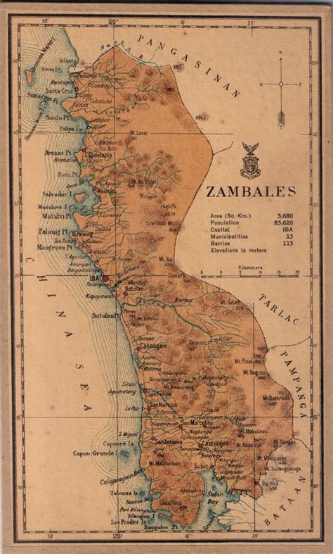 Zambales map in 1918 | Zambales, Phillipines, Philippine map