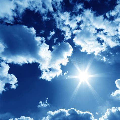 beautiful sunny sky stock image image  background nature