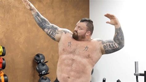 Eddie Hall starts his journey from 360lb former-World's Strongest Man ...
