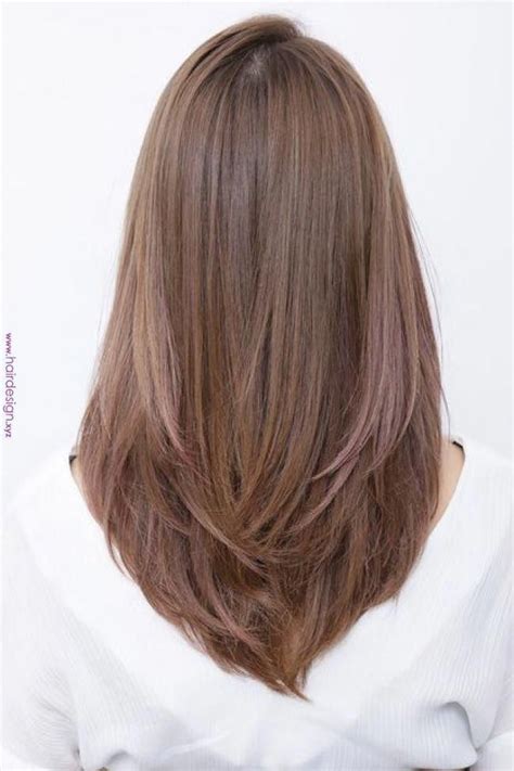 Model Rambut Segi Layer V at Gaya Rambut