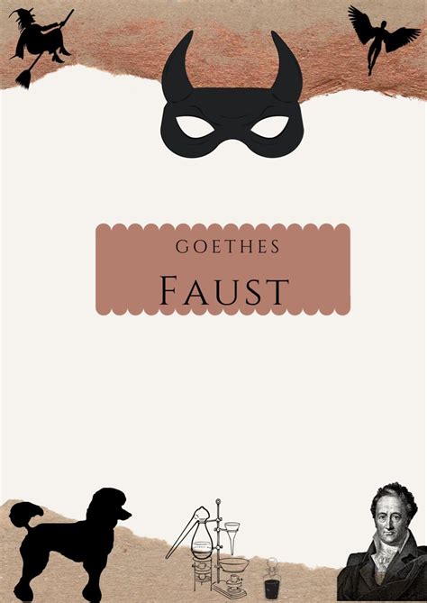faust poster aesthetic study notes