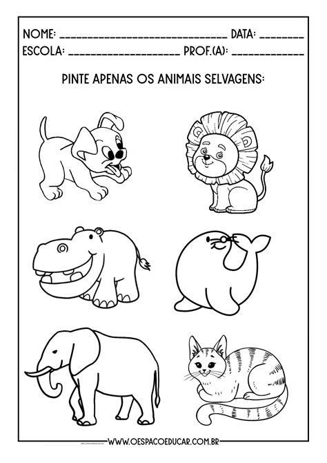 Dia Dos Animais Educação Infantil - 5