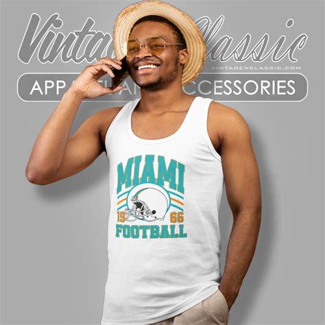 Miami Dolphins Helmet 1966 Vintage Shirt - Vintagenclassic Tee