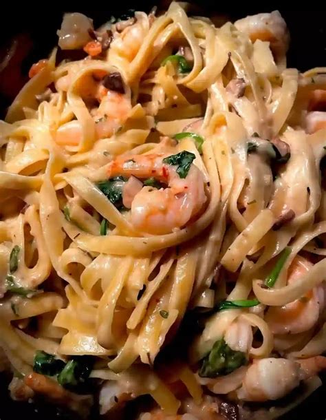 One-Pot Shrimp and Spinach Pasta Recipe - Recipes Glonfo