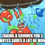 money shower Blank Template - Imgflip