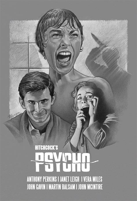psycho  poster  davidrobinson