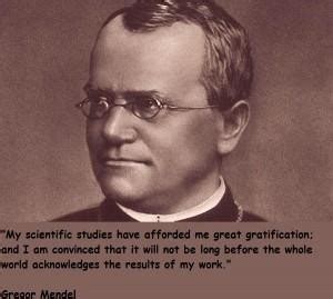 Gregor Mendel Quotes. QuotesGram