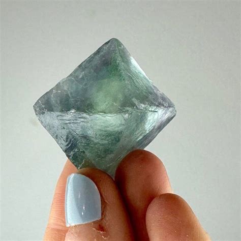 fluorite octahedron etsy