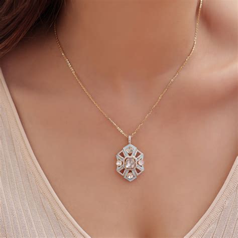 Beautiful Pendant Necklaces Collection | Shop Online – Polki Stories by Raniwala 1881