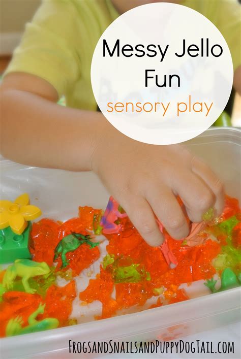 Messy Jello Fun!!!!! a sensory activity for toddlers and preschoolers