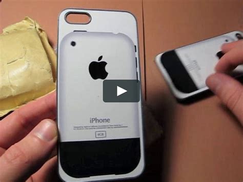 Retro Nostalgic iPhone 1 case for iPhone 5- Unboxing and review on Vimeo