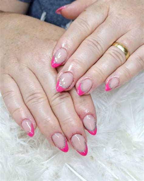 Unhas Decoradas Rosa Com Francesinha - Unhas Decoradas com Francesinha: 97 Ideias Incríveis e Modernas para ...