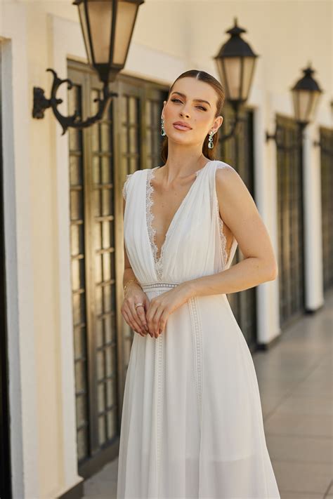 Vestido de Noiva Simples Doce Maria