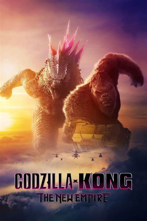 godzilla  kong el nuevo imperio  carteles