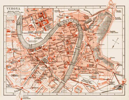 Verona city Map, 1903 by Waldin | Avenza Maps