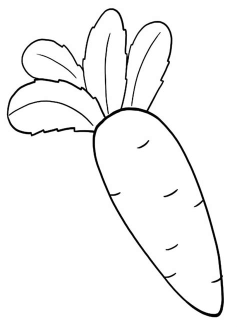 Desenho De Cenouras Para Colorir