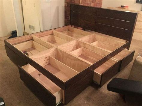 Wooden Platform Bed: DIY Plan and Guide DIY Plans Full Bed - Etsy
