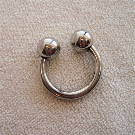 Heavy Horseshoe Glans Head Ring - Metal Penis Rings, Glans Head, Cock