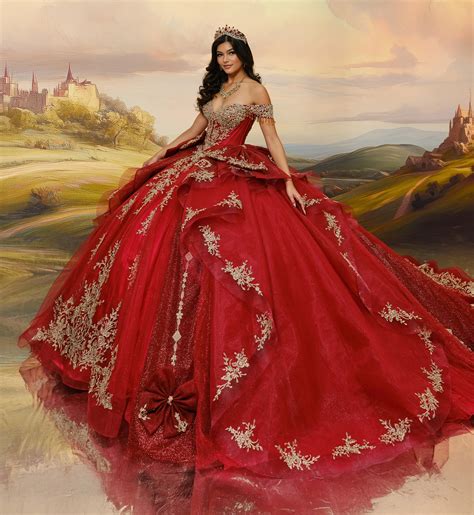 Red Quinceañera Dresses | Princesa by Ariana Vara