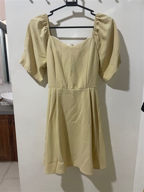 Pastel yellow dress, Women's Fashion, Dresses & Sets, Dresses on Carousell