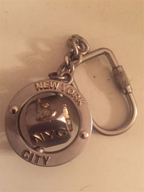 Vintage New York City Keychain - Etsy