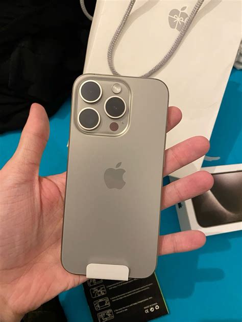 iPhone 15 Pro Natural Titanium 🩶 | Iphone, Telefoni