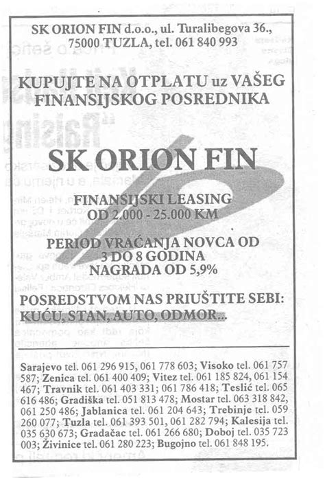 OGLASI U NOVINAMA