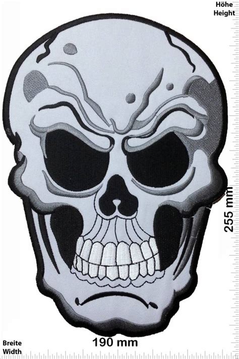 Totenkopf - Patch - Back Patches - Patch Keychains Stickers - giga-patch.com - Biggest Patch ...