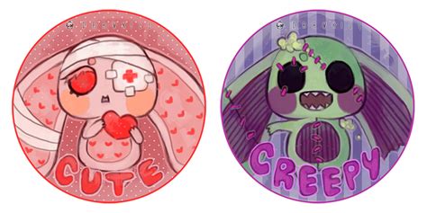 Creepy Cute Pins by DrawKill on DeviantArt