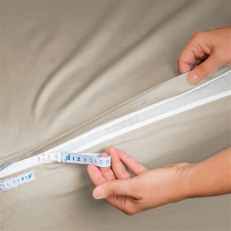 Queen Luxe Sateen Cotton Zip Sheet Starter Pack from QuickZip Sheet Company