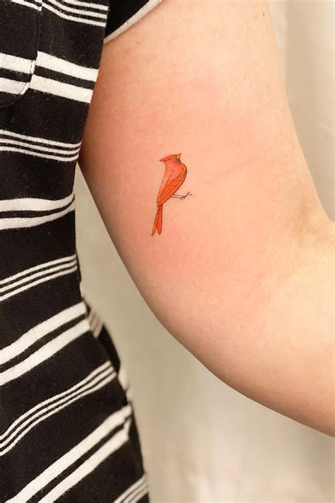 realistic cardinal tattoo 5