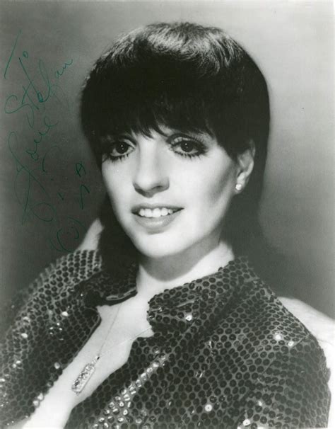 Liza Minnelli autograph | Signed photograph by Minnelli, Liza: Signed
