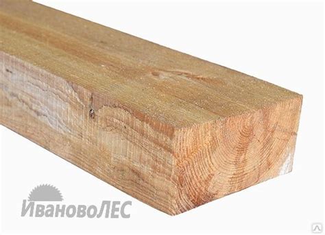 Купить брус естественной влажности 50x100x3000 мм сосна в Иваново